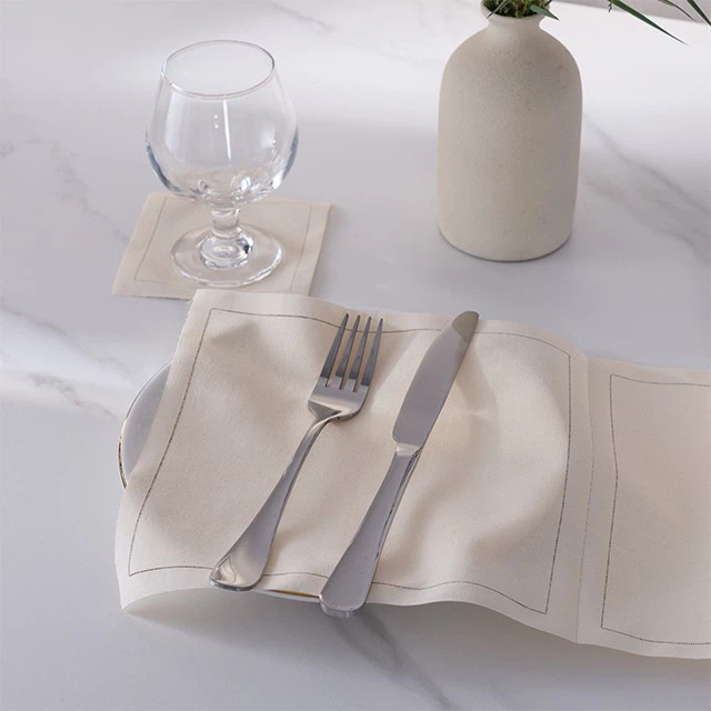 White Dinner Napkins factory